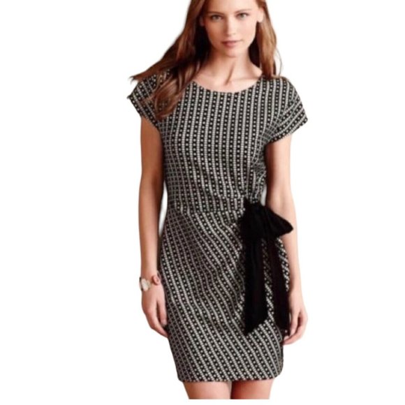Anthropologie Dresses & Skirts - Anthropologie Saturday Sunday Isabel Bow Tie Black Dress